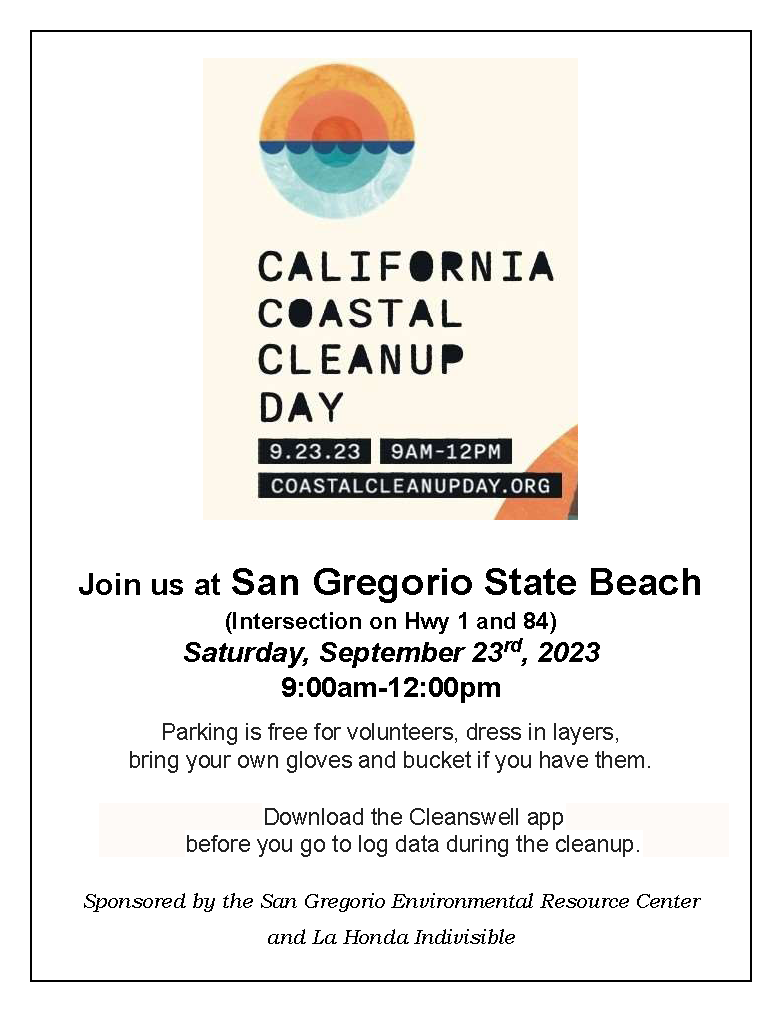 Coastal Cleanup Day 9/23/23