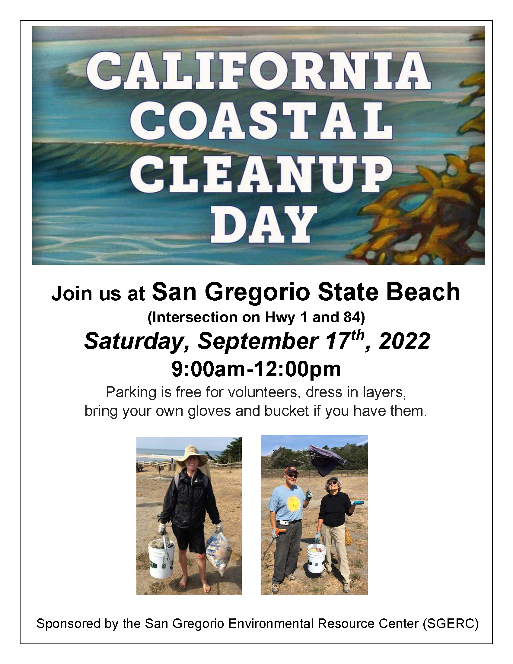 Coastal Cleanup Day this Saturday 9am-noon
