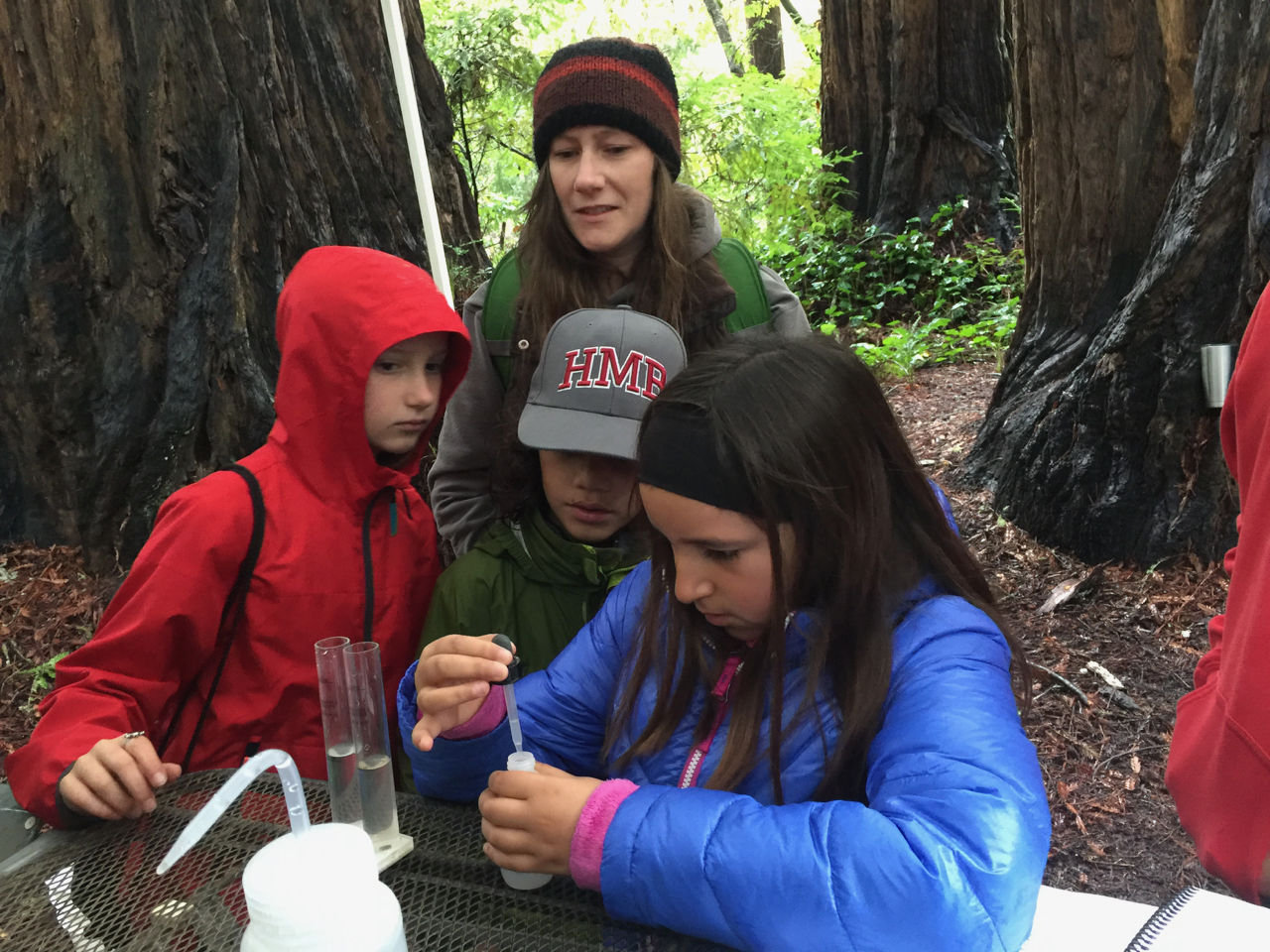 La Honda Students visit the Watershed